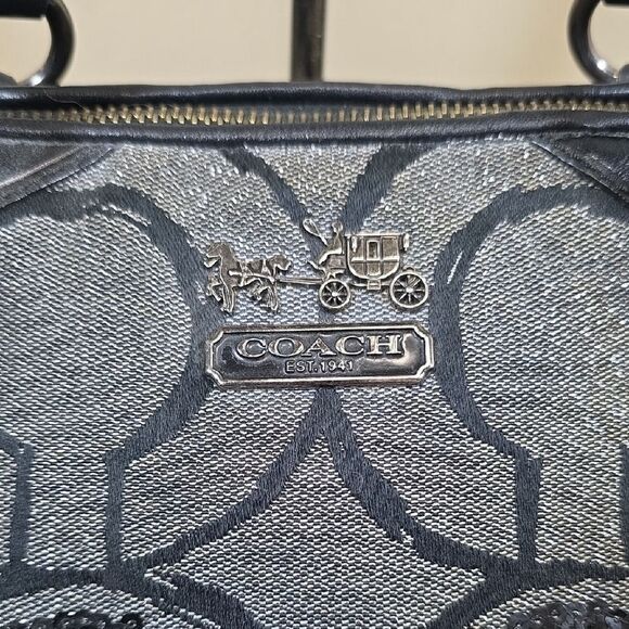 Coach Madison Sophia Op Art Sequin Satchel - Picture 3 of 16